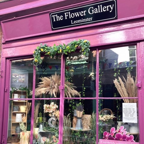 The Flower Gallery Outside Florist in Leominster