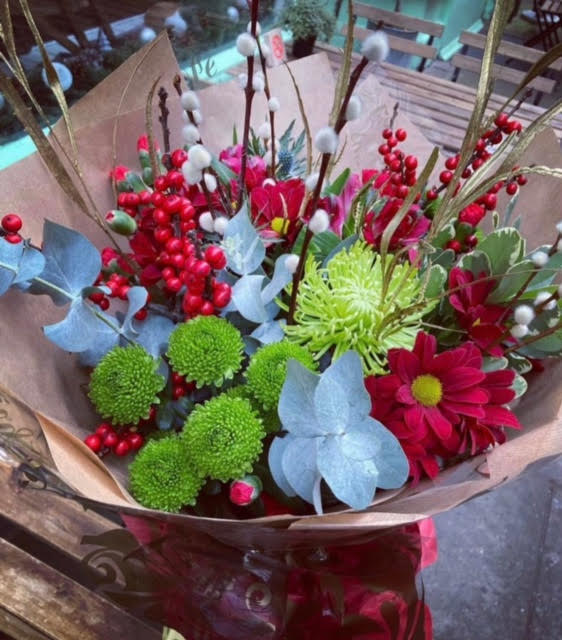 Merry Christmas Handtied Bouquet